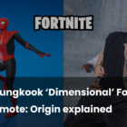 Jungkook'un 'Boyutlu' Fortnite ifadesinin kökenleri Creo Gaming