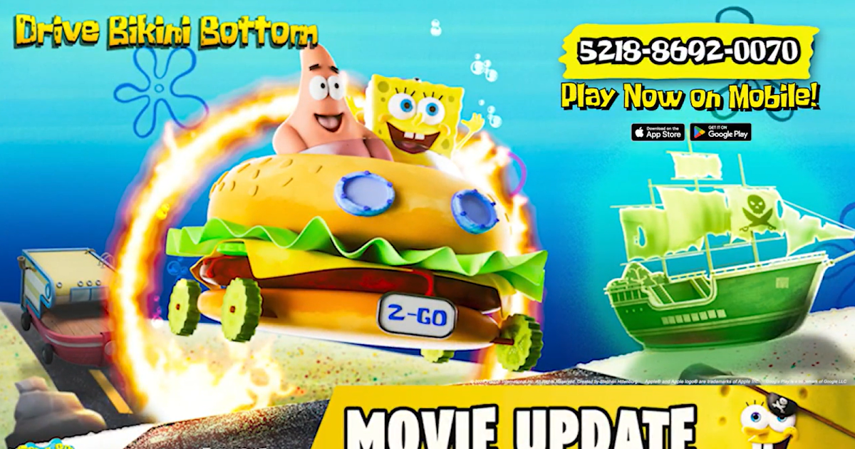 'Drive Bikini Bottom' Gets Movie Update on Fortnite