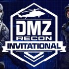 Call of Duty Mobile: Oyuncuları heyecanlandıran 50.000 dolarlık bir DMZ turnuvası. Image of Call of Duty Mobile characters standing next to DMZ Recon Invitational logo on a dark blue background