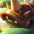 A screenshot featuring Rammus in League of Legends.
