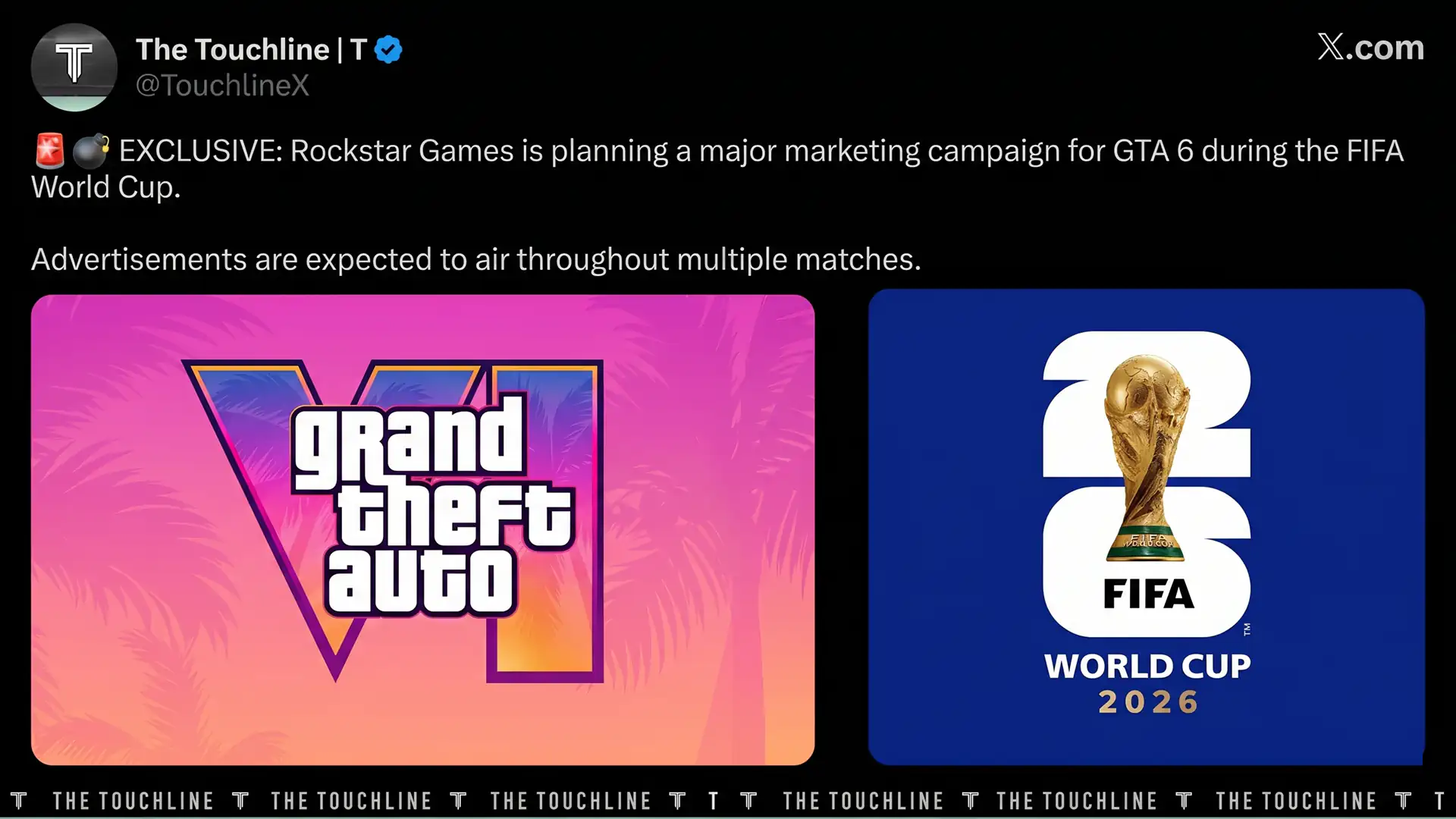 The 2026 FIFA World Cup could be used to promote GTA 6.