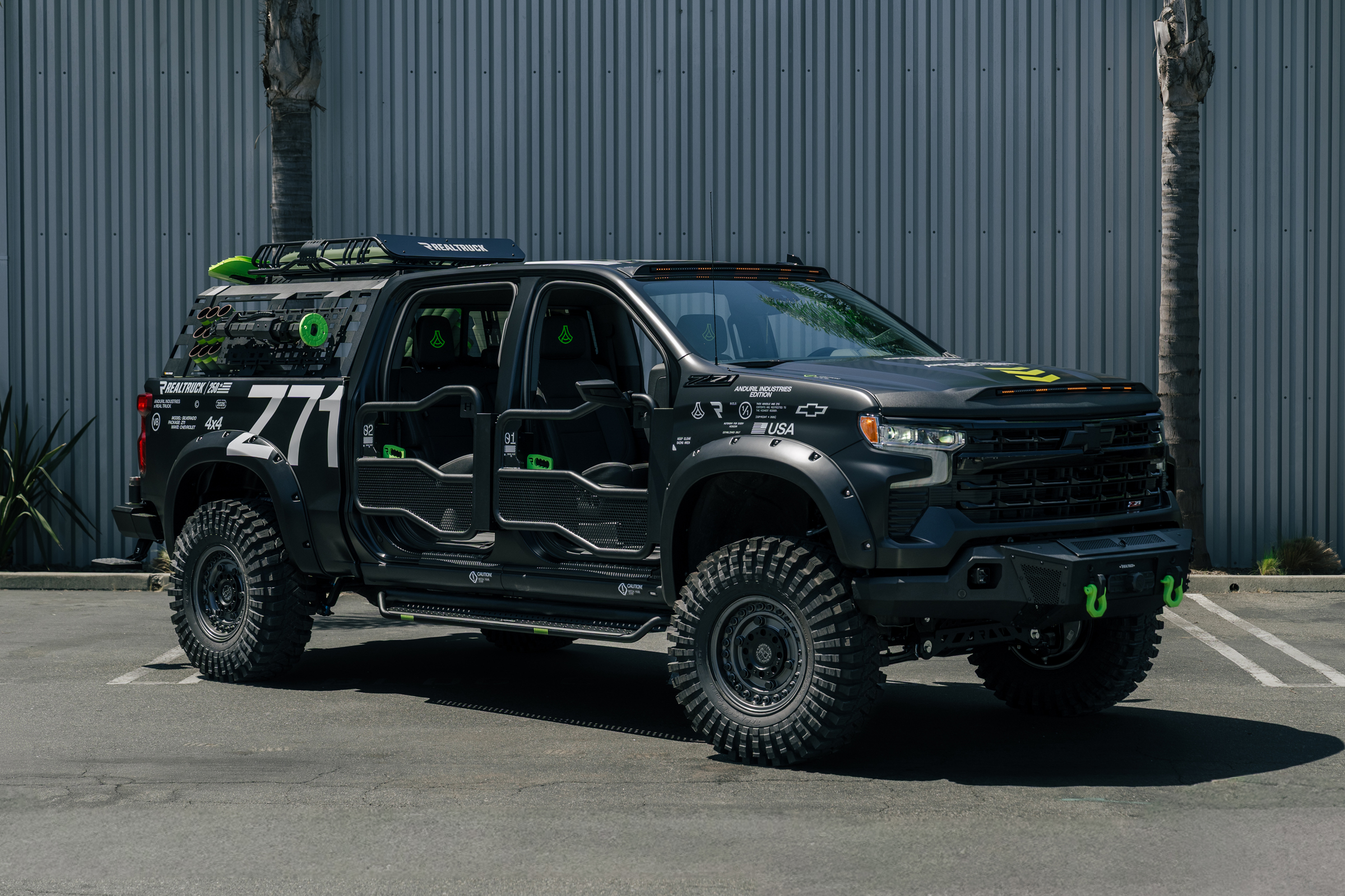 Military-Inspired Chevy Silverado 1500 Z71 For Veterans