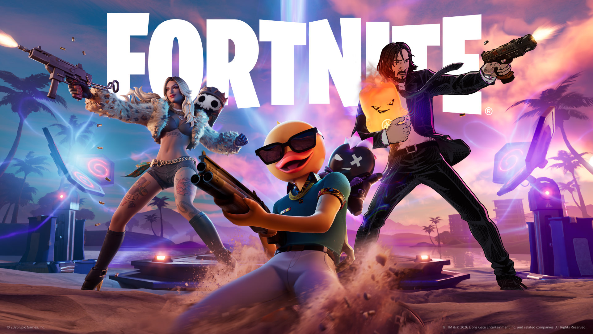 FORTNITE: RUNNERS LAUNCHES WITH A SHATTERED NEW ISLAND, RETURNING SPRITES AND JOHN WICK BATTLE PASS REWARDS!