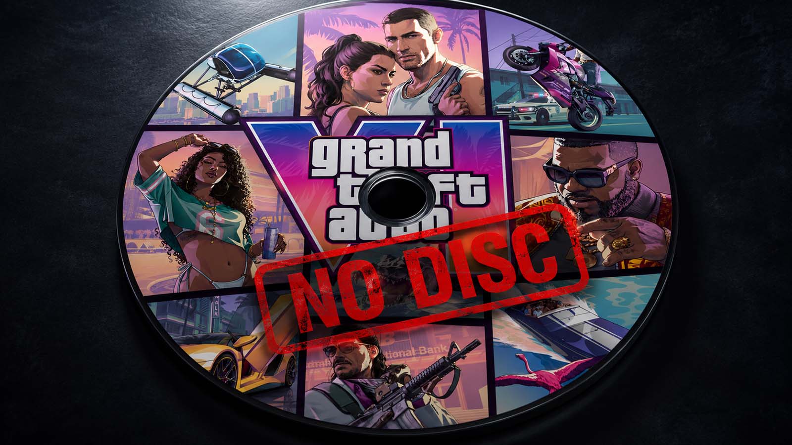 GTA 6 No Disc Physical Edition Code-in-a-Box