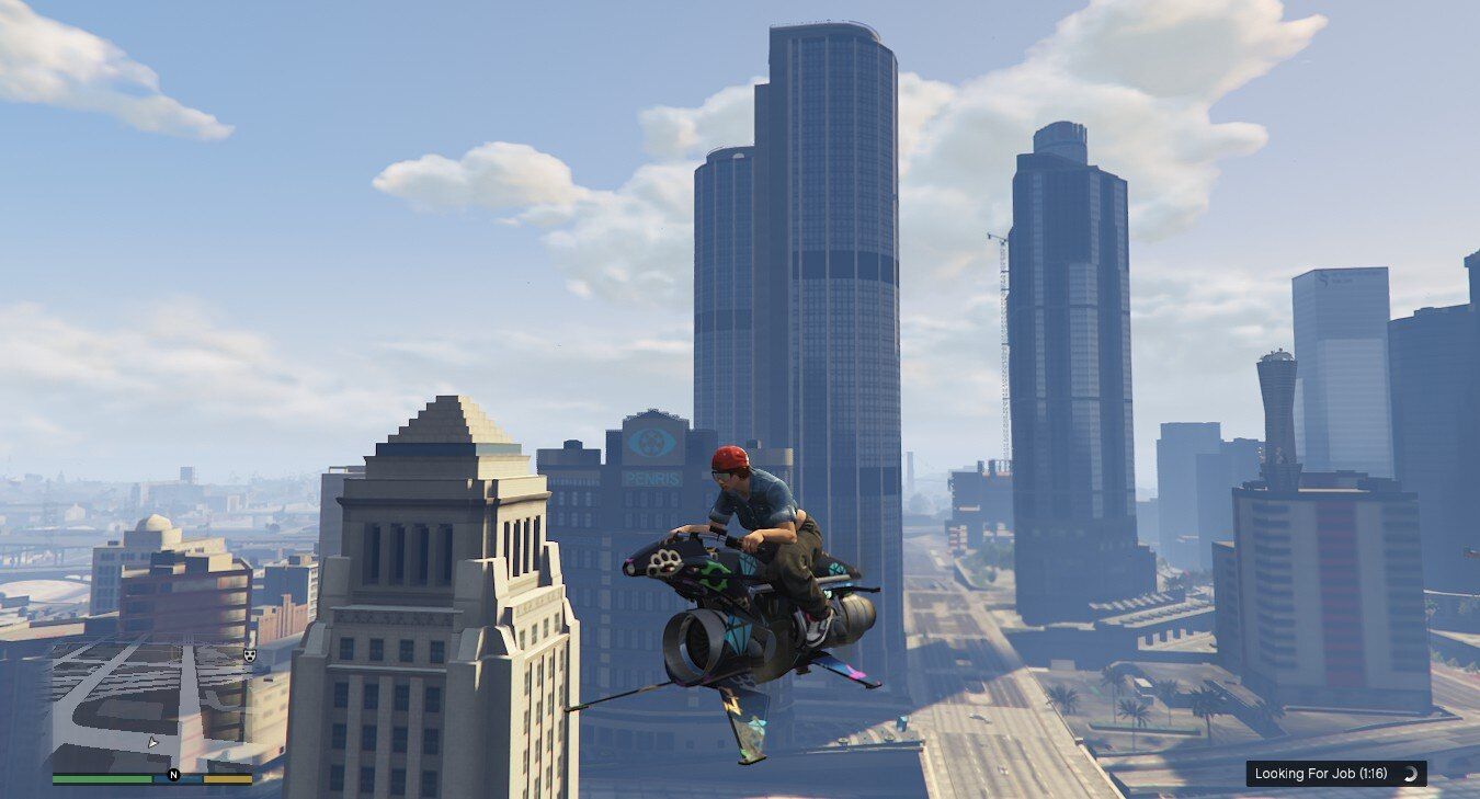 A Grand Theft Auto Online screenshot showing in-game characters.