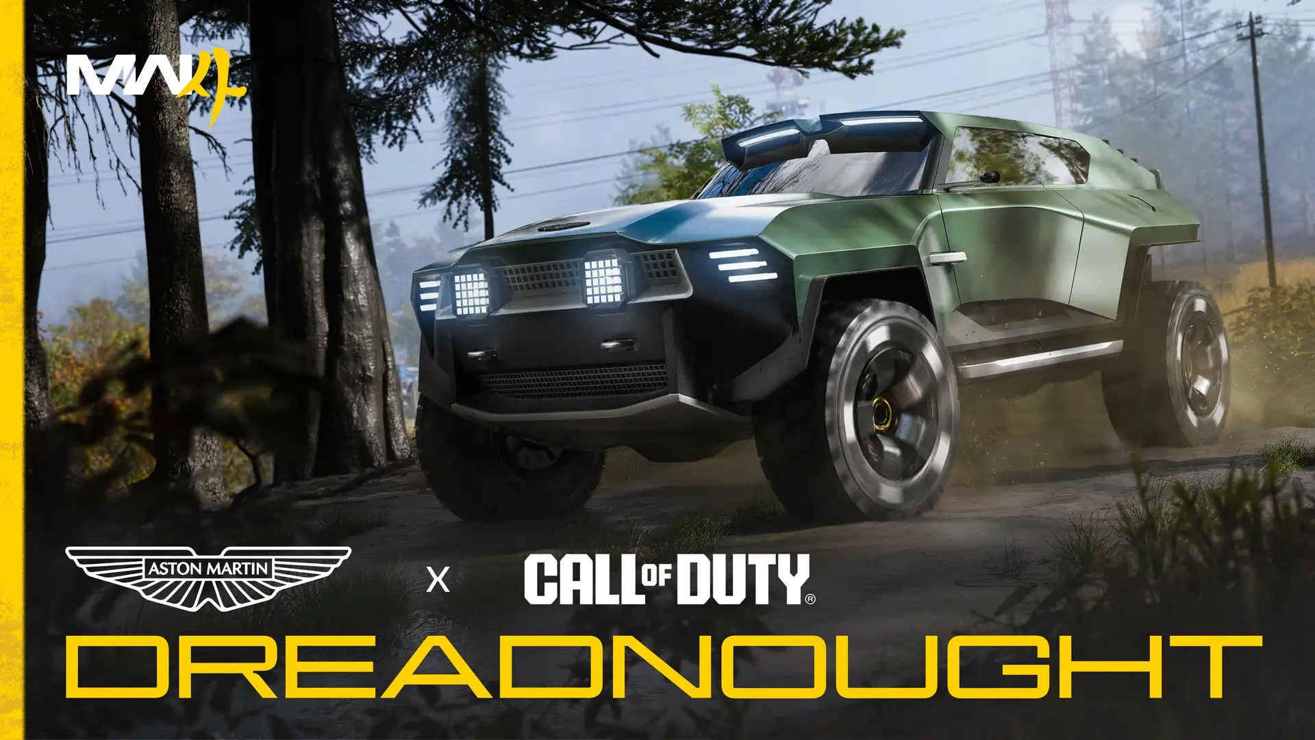The official announcement of the Aston Martin Dreadnought tactical supercar took place Call of Duty Modern Warfare 4