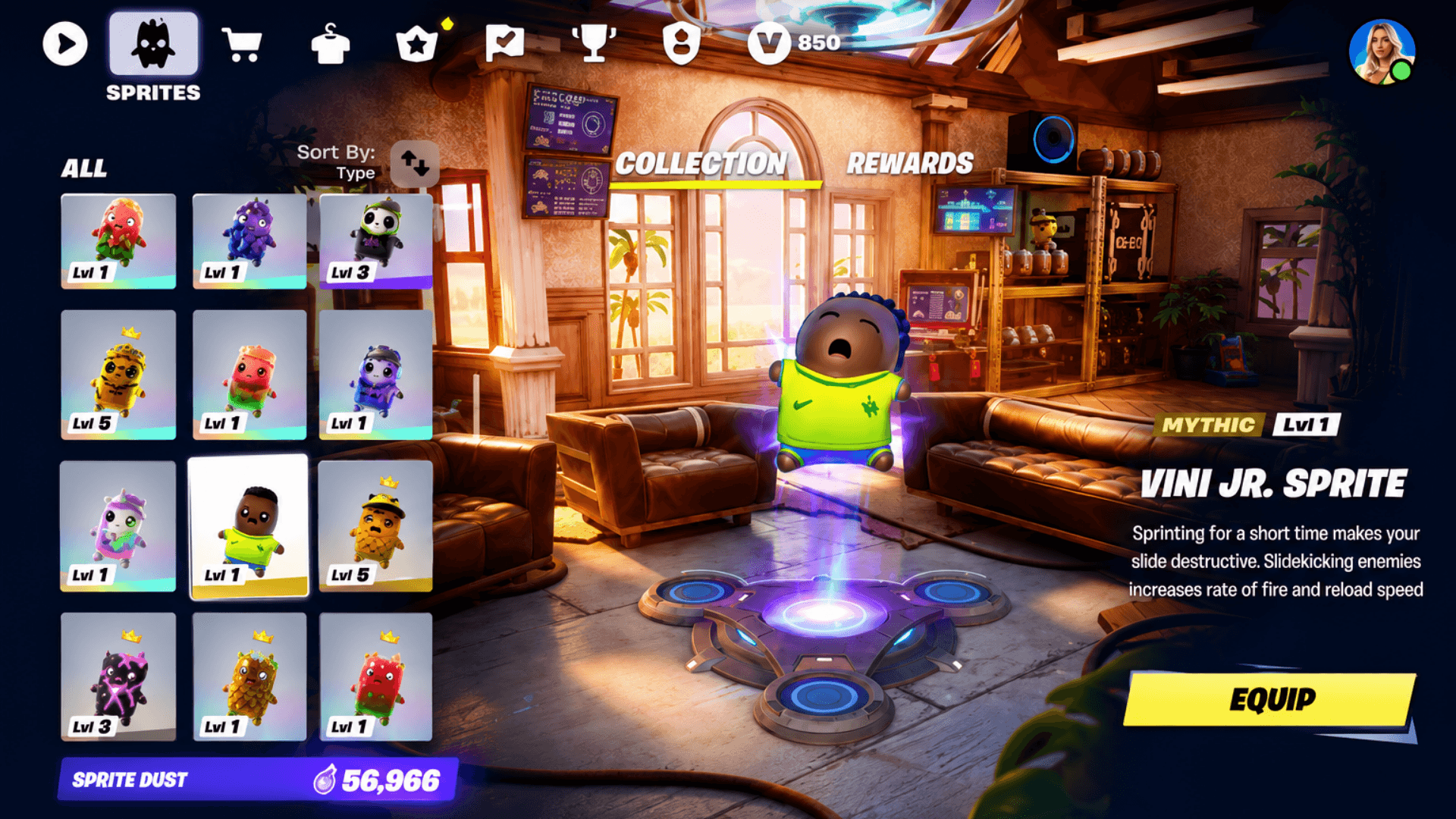 Fortnite Chapter 7 Season 3 Guide: How to Get the Vini Jr. Sprite