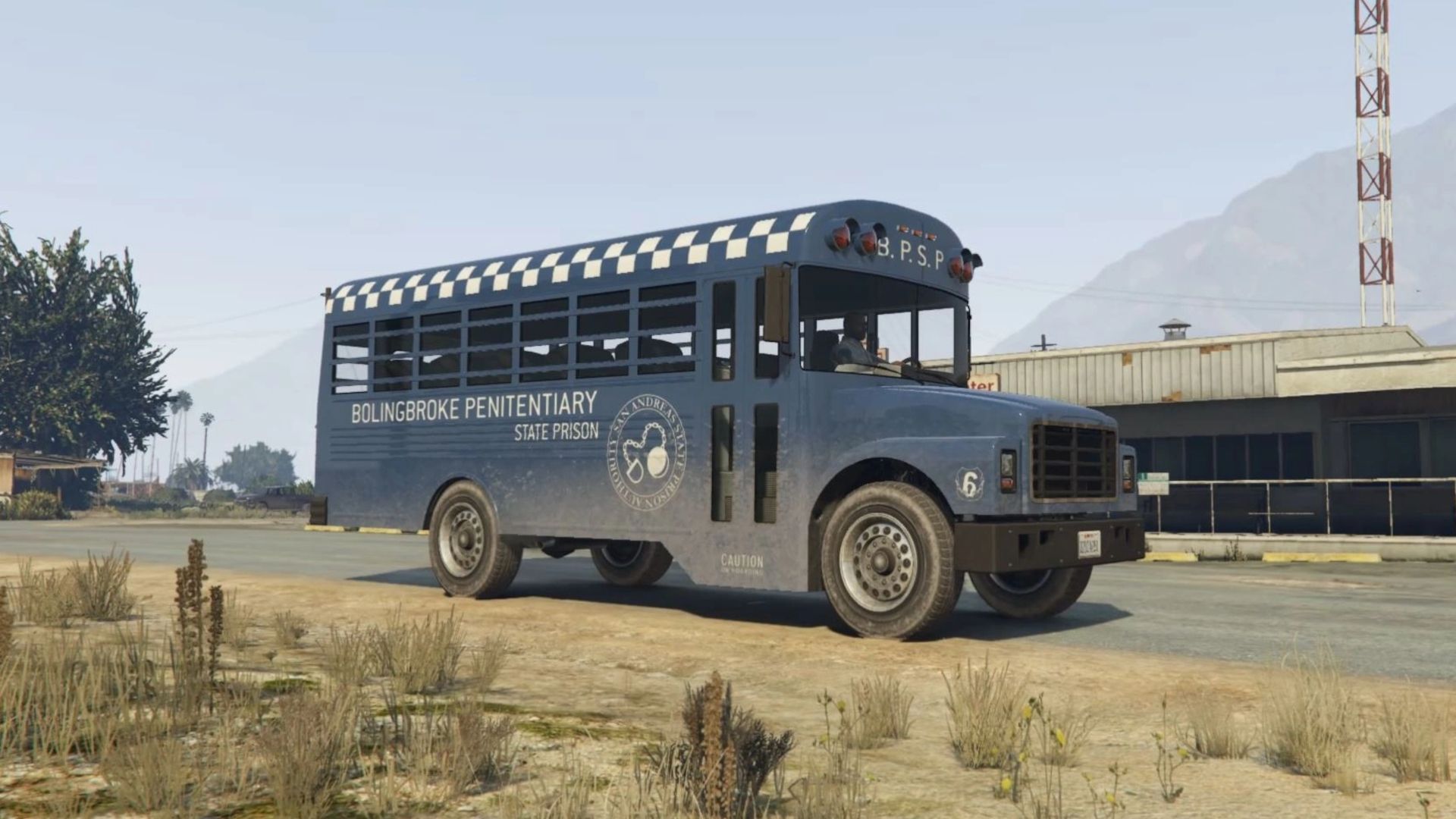 A prison bus in GTA 5